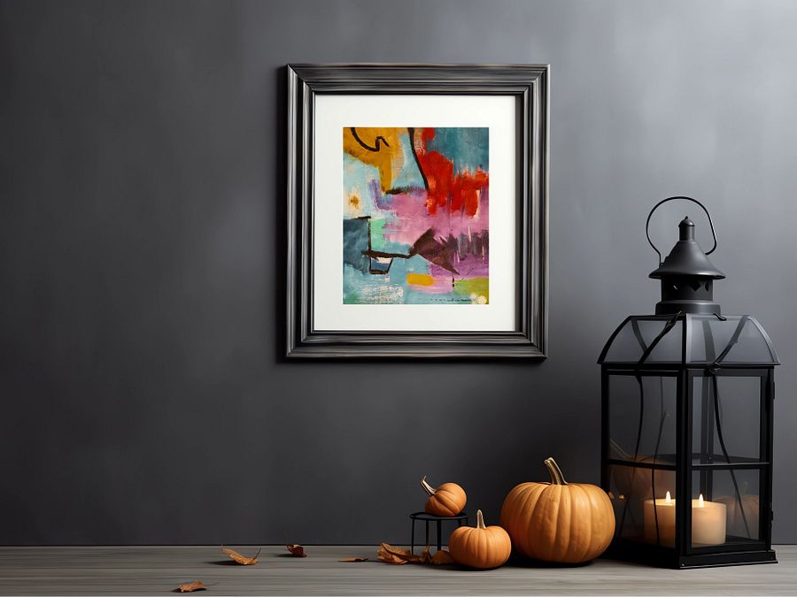 digital poster, original abstract painting, wall art, abstract wall art product image (5)