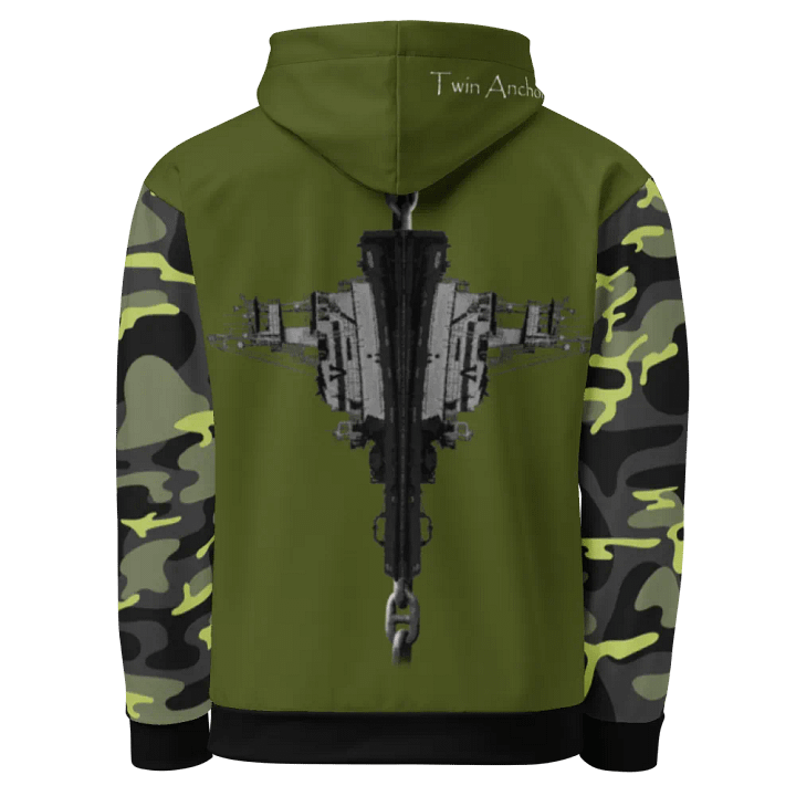 Camouflage & Green Hudson VB-chain Hoodie product image (1)