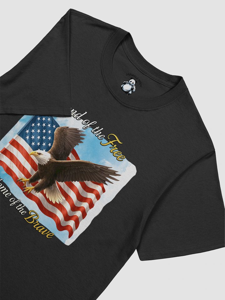 Kirk Shooter T Shirt – Land of the Free Home of the Brave Tee product image (2)