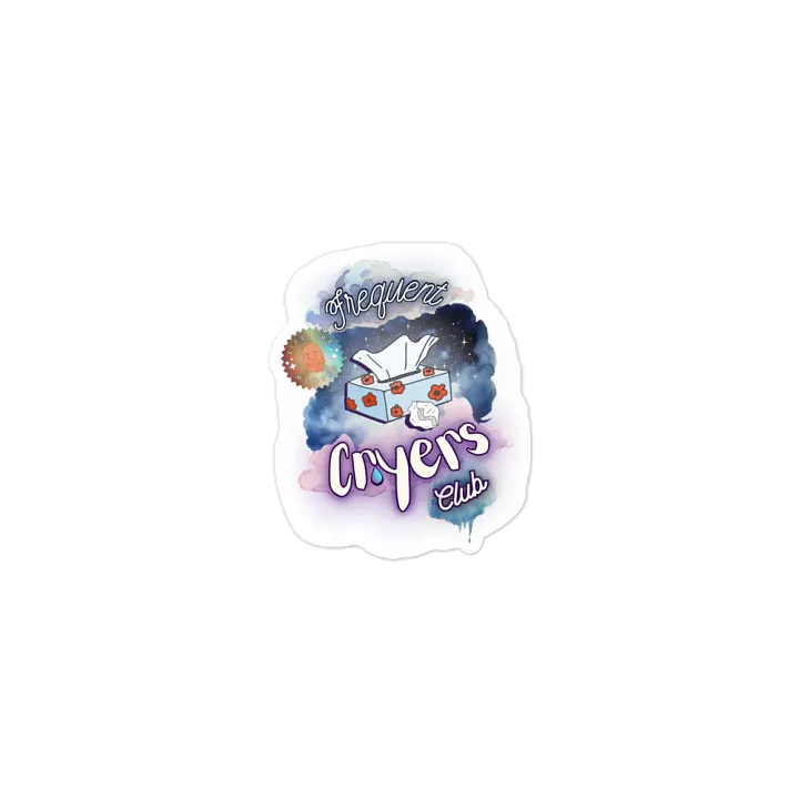 FREQUENT CRYERS CLUB die-cut magnet product image (1)