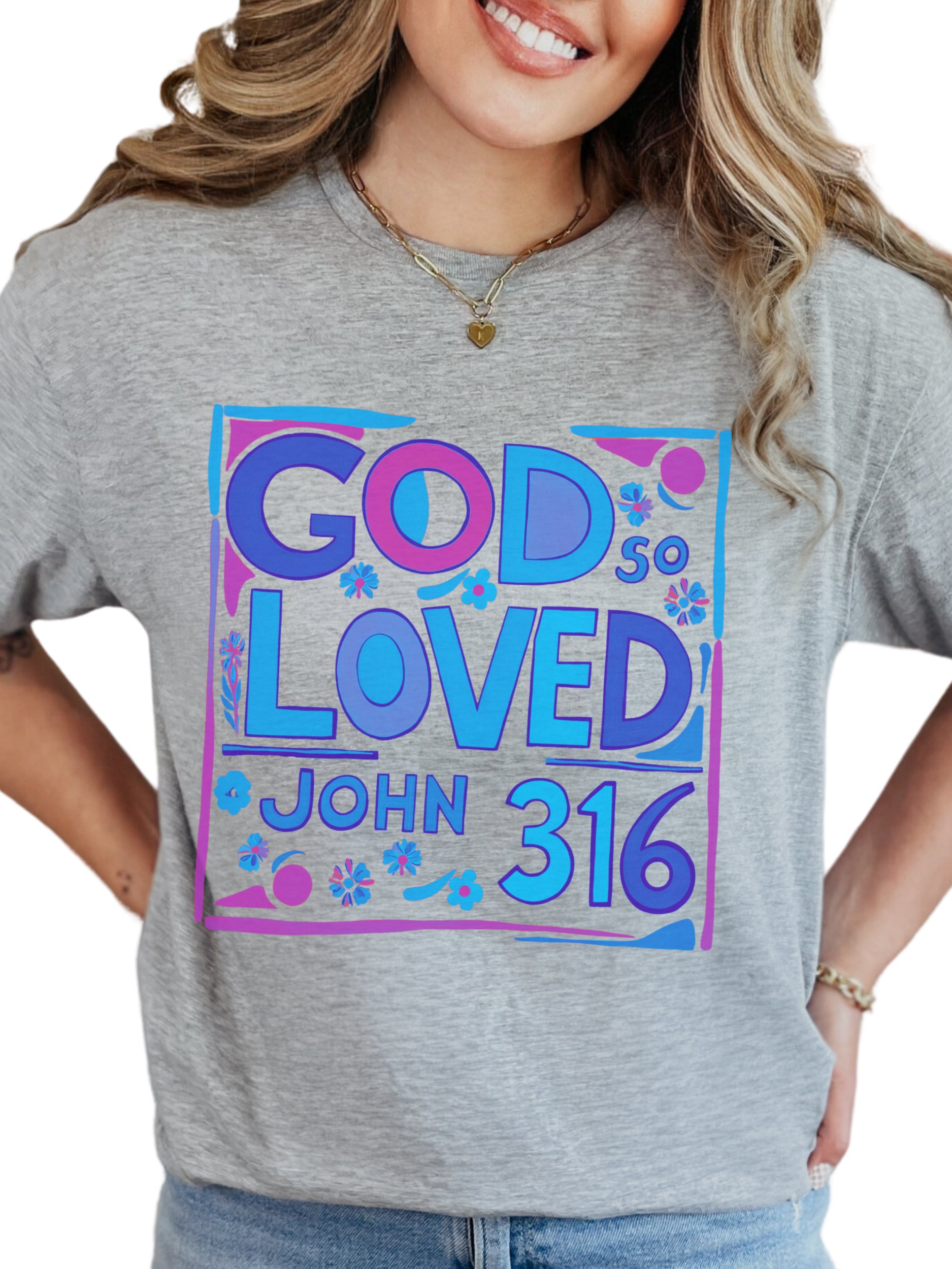 John 3:16 Easter Fauvism product image (9)