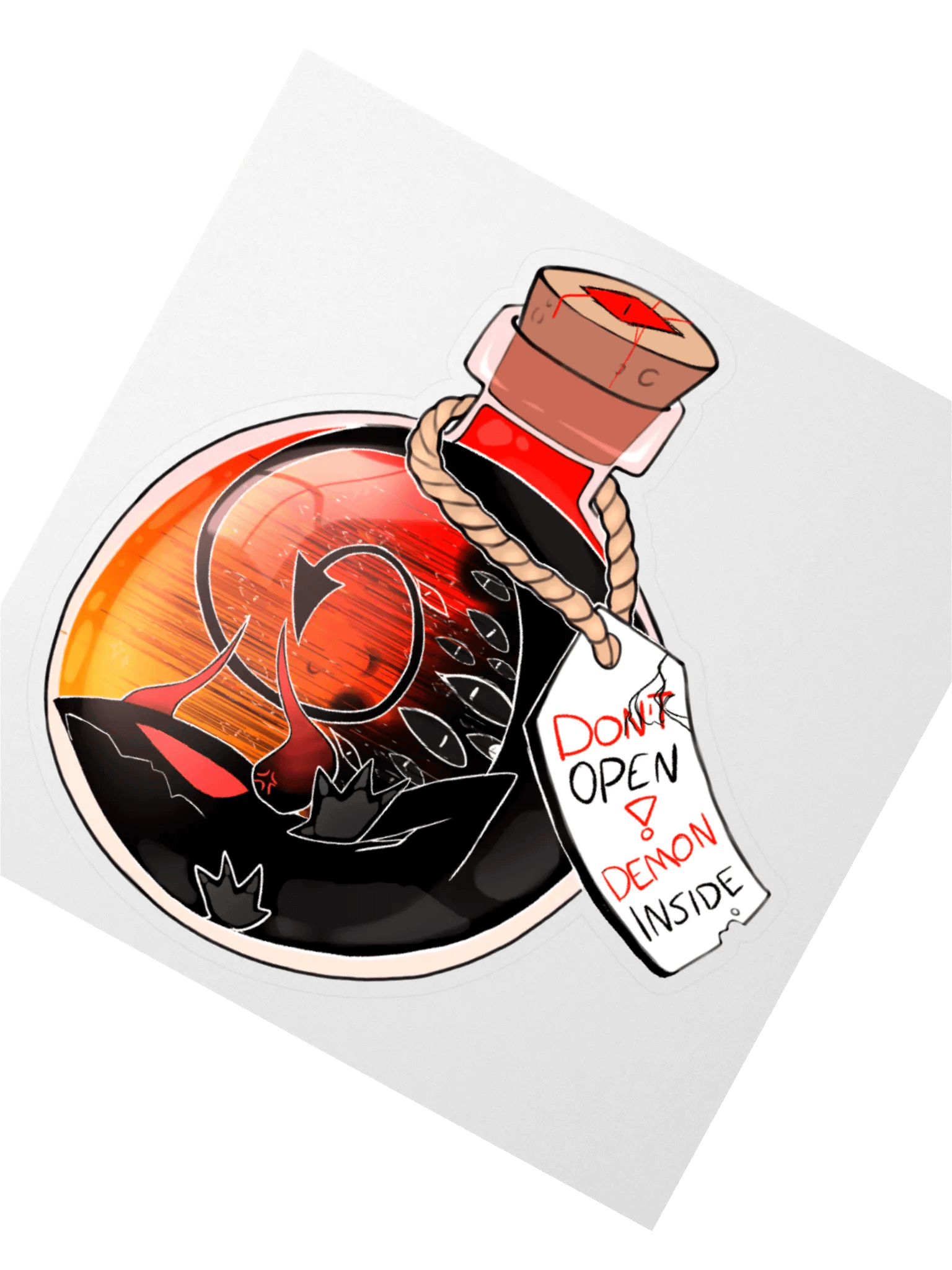 Demon in a bottle Sticker product image (4)