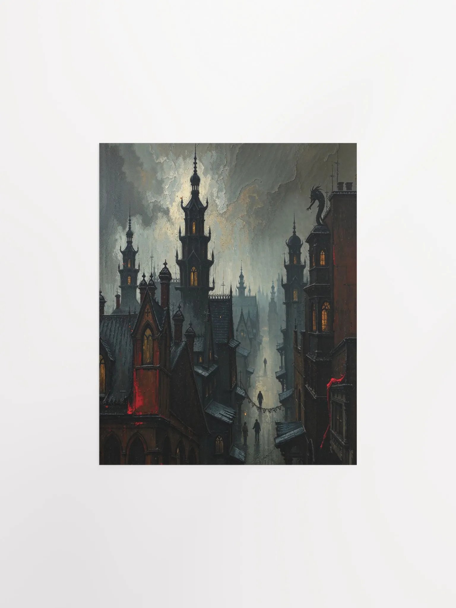 Gothic Cityscape Poster product image (8)