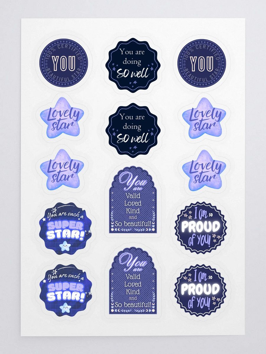 Gentle Reminder -stickers (small ones) product image (3)
