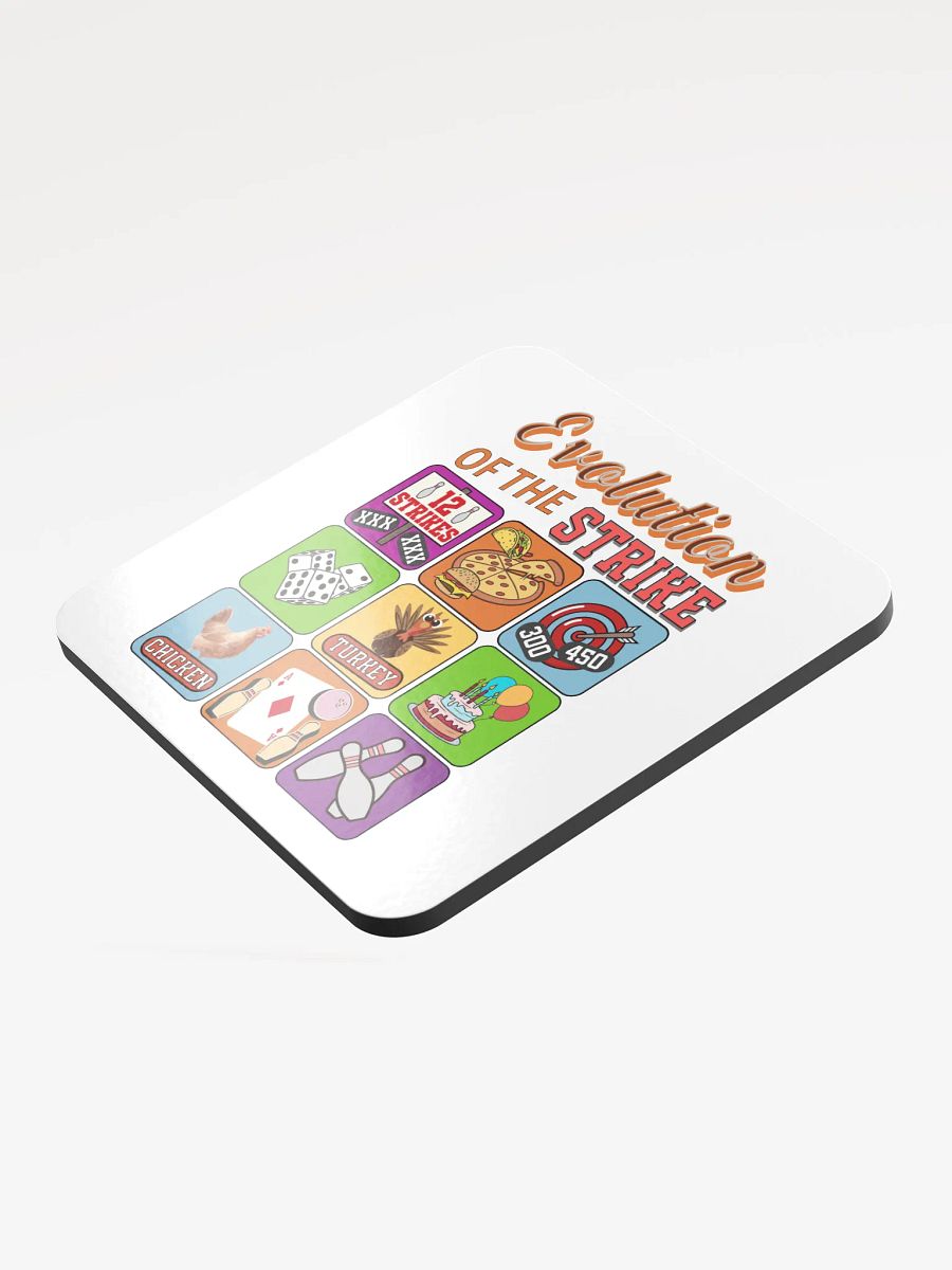 Evolution Of The Strike Bowling Cork Coaster Set product image (4)
