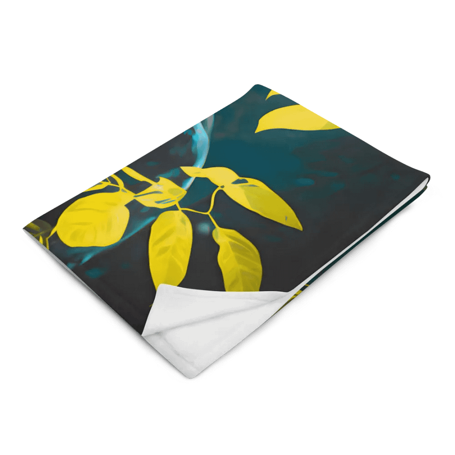 Black Panther Wild Animal Enchanted Forest Throw Blanket product image (6)