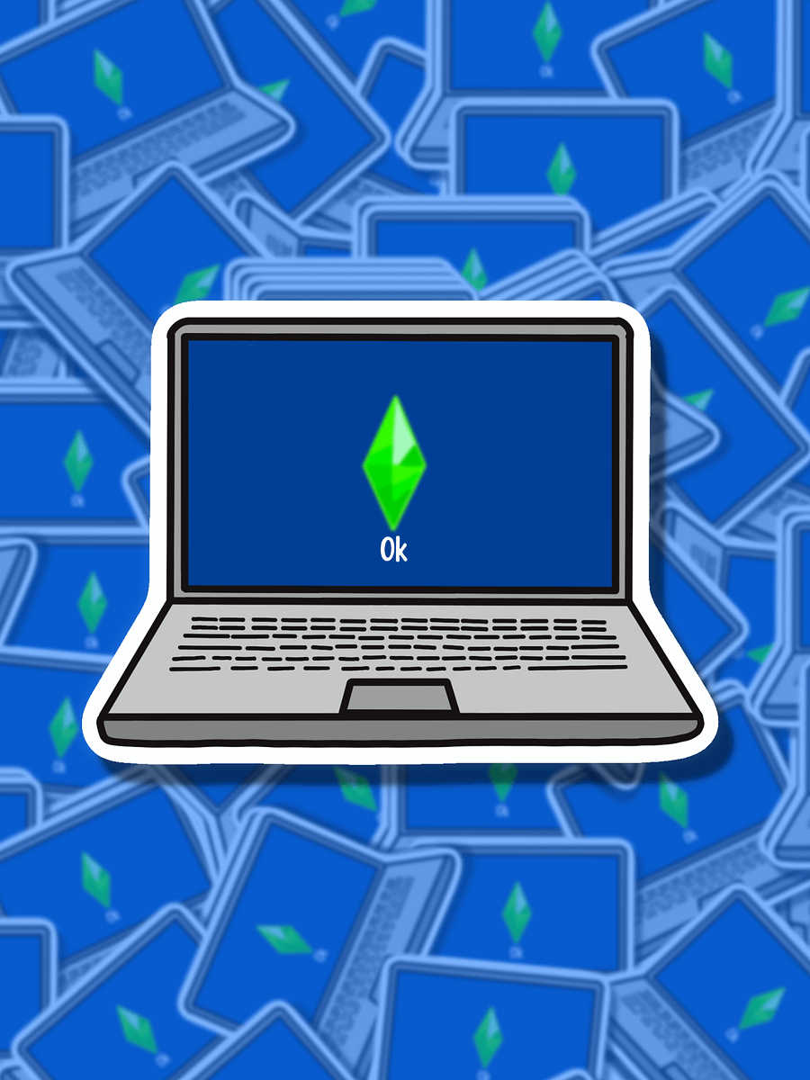 Sims 4 Loading Screen Sticker product image (1)