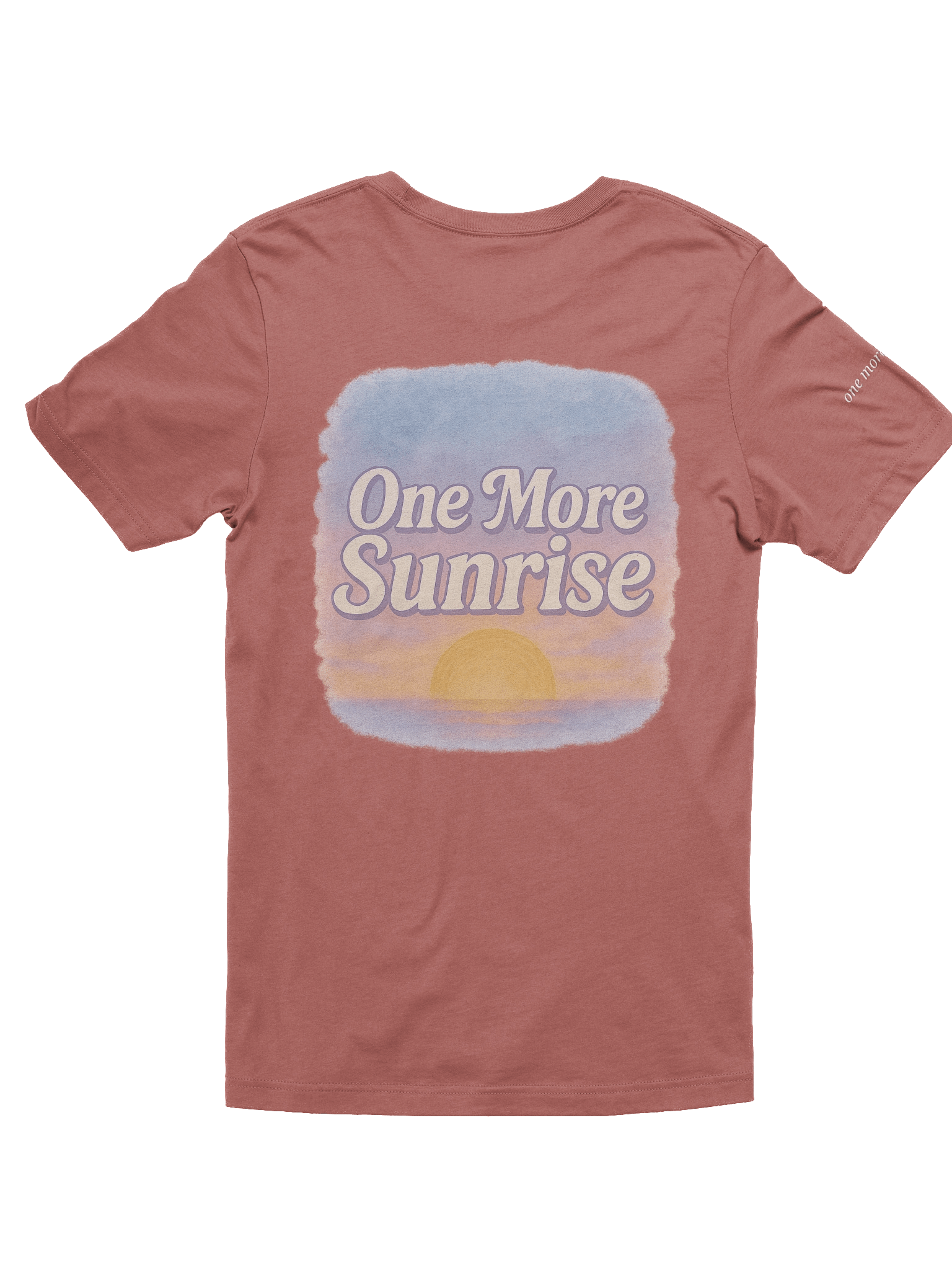 Watercolor, Back, One More Sunrise, DTG product image (3)