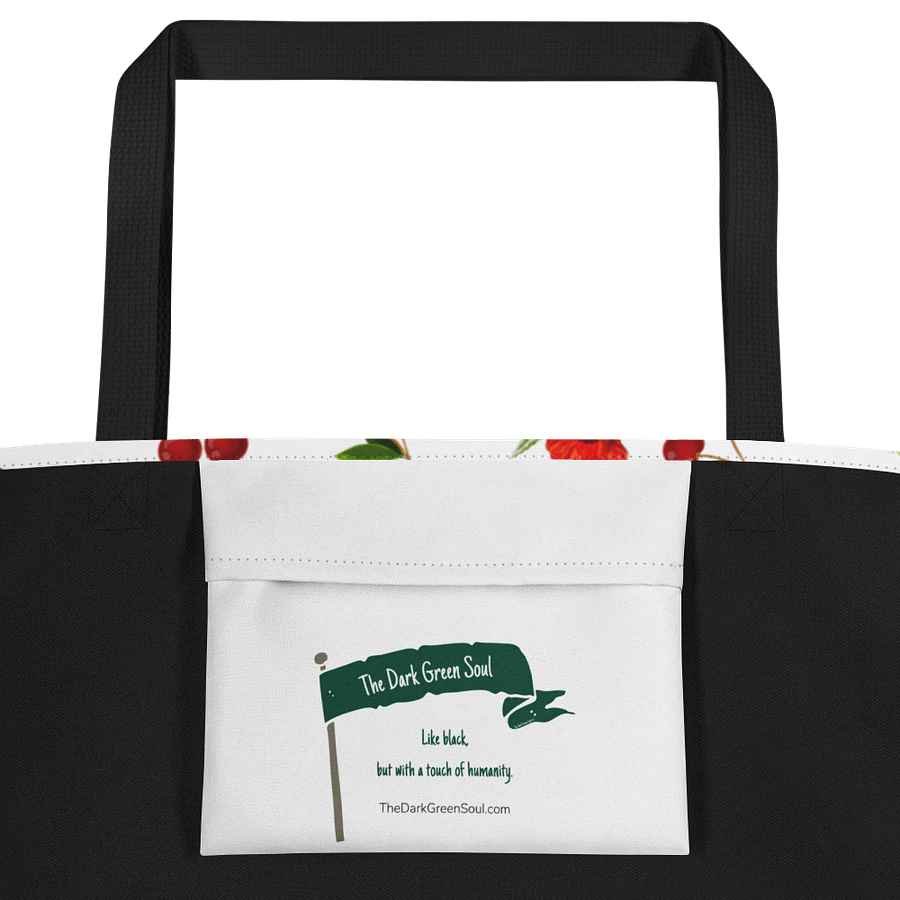 Poppies and Cherries Red and White - Tote Bag product image (2)