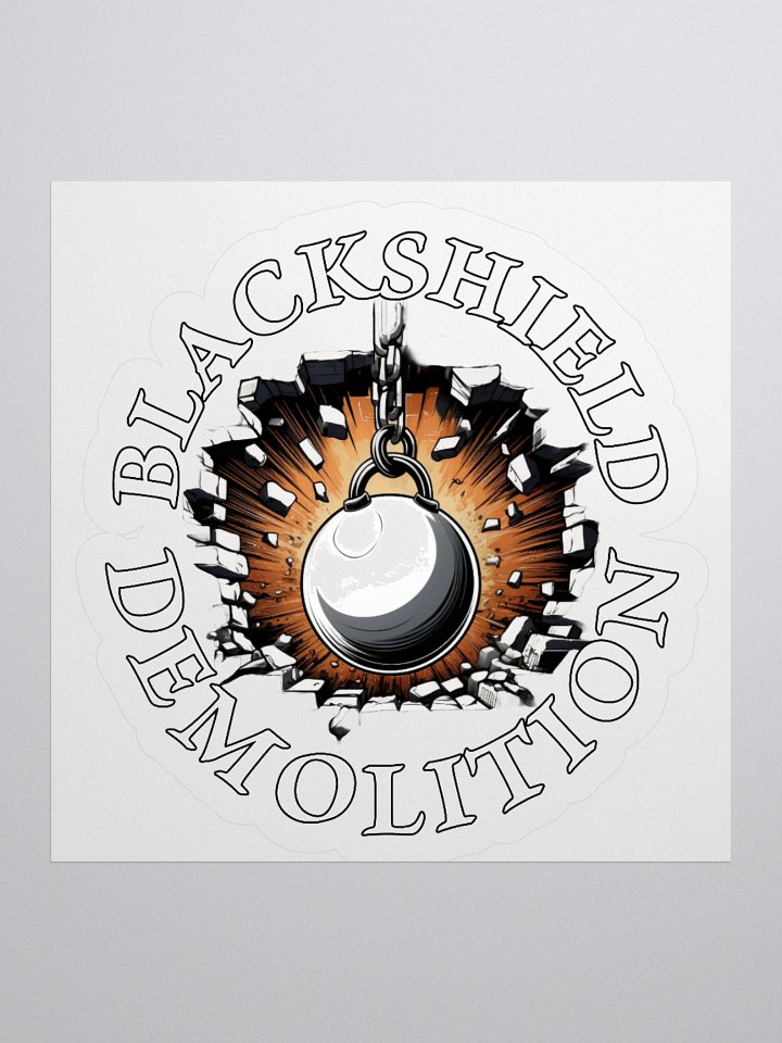 Blackshield Demolition KissCut Sticker product image (1)