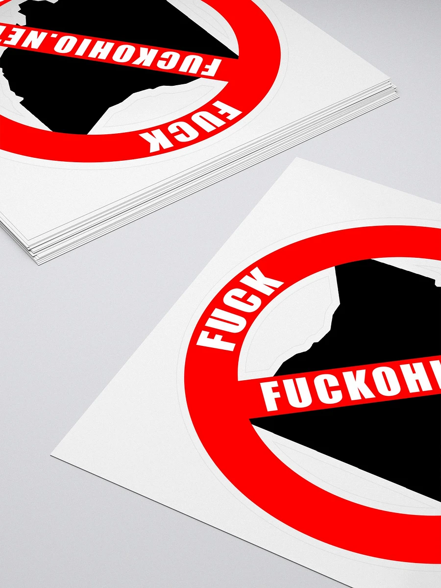 Fuck ohio Cutout Sticker Black product image (4)