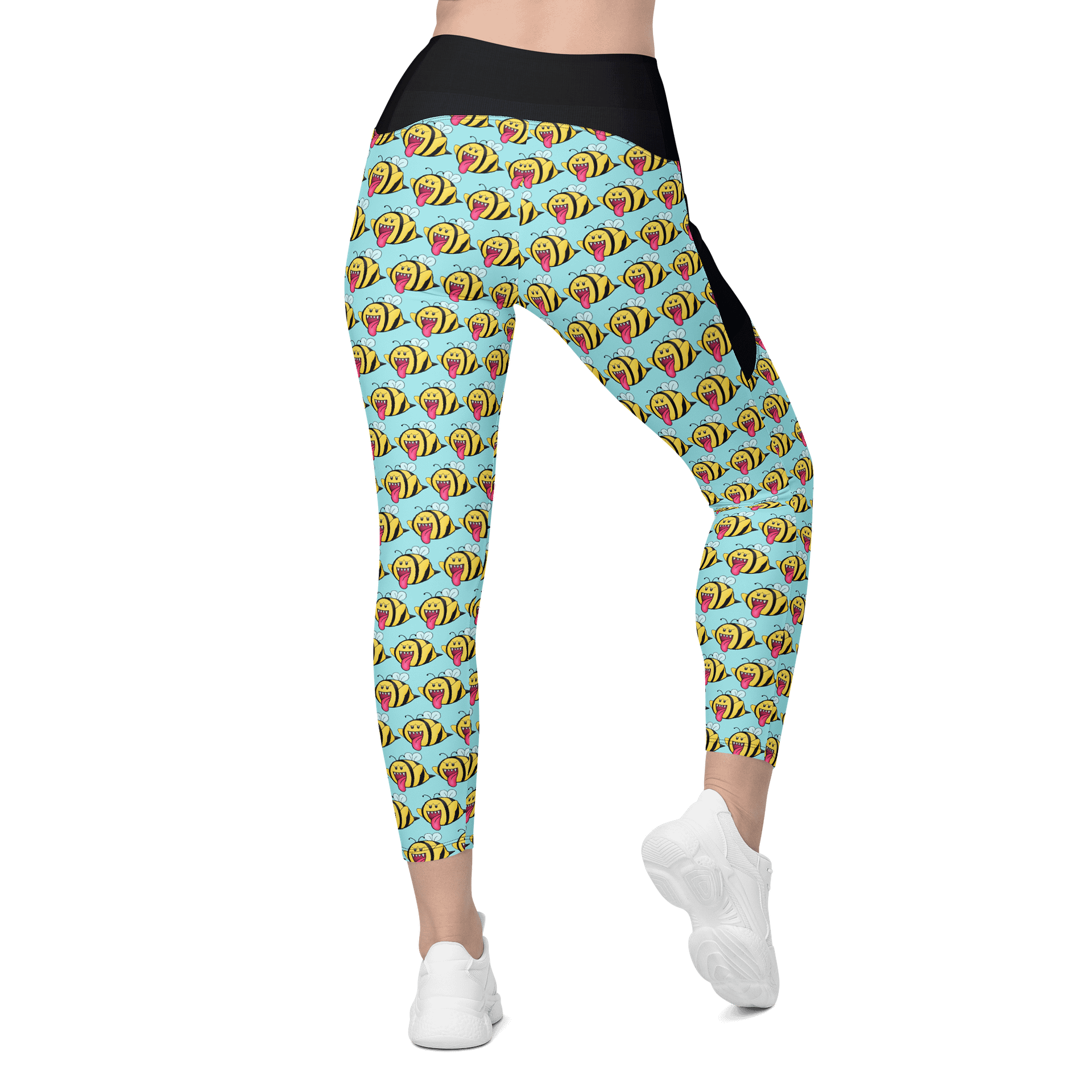 Boo-Bees Leggings w/Pockets (Blue) product image (2)
