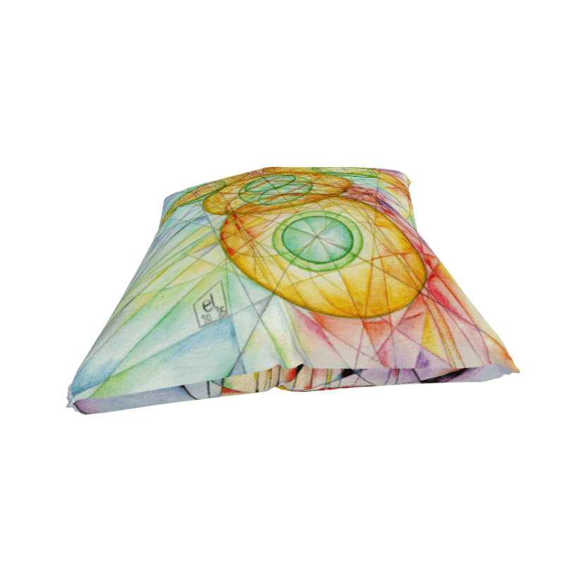 Poinsot's Paper Spaceship 4+1 - Physics of the Gyroscope Pillow product image (3)