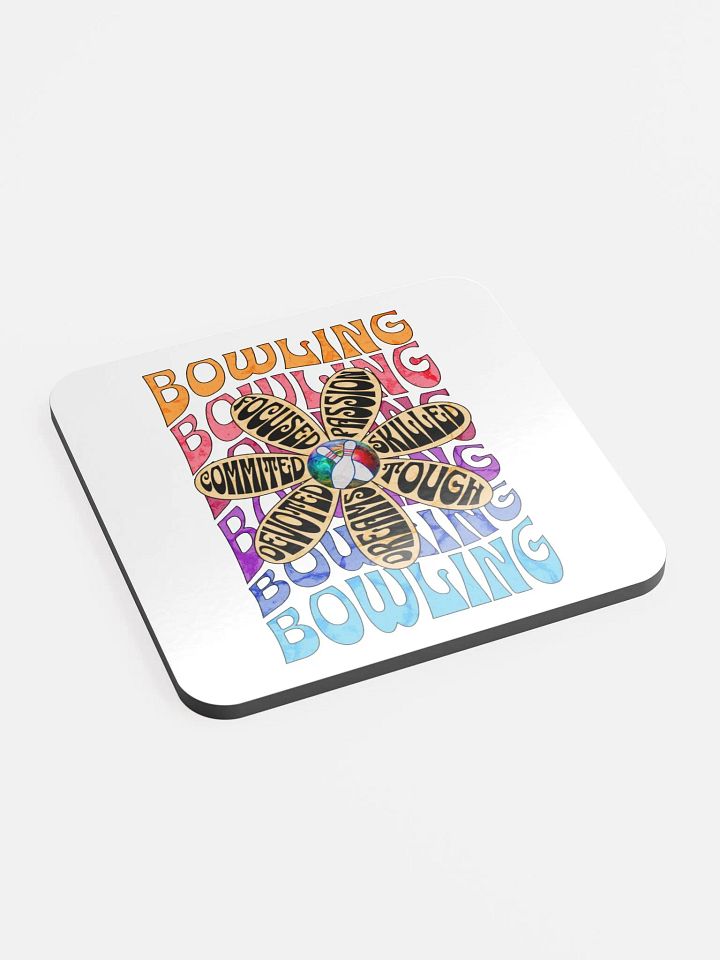 Flower Bowling Focused Dreams Coaster product image (2)