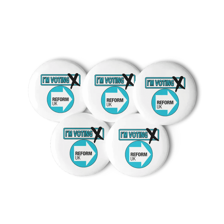 Reform UK Pin Button Set product image (3)