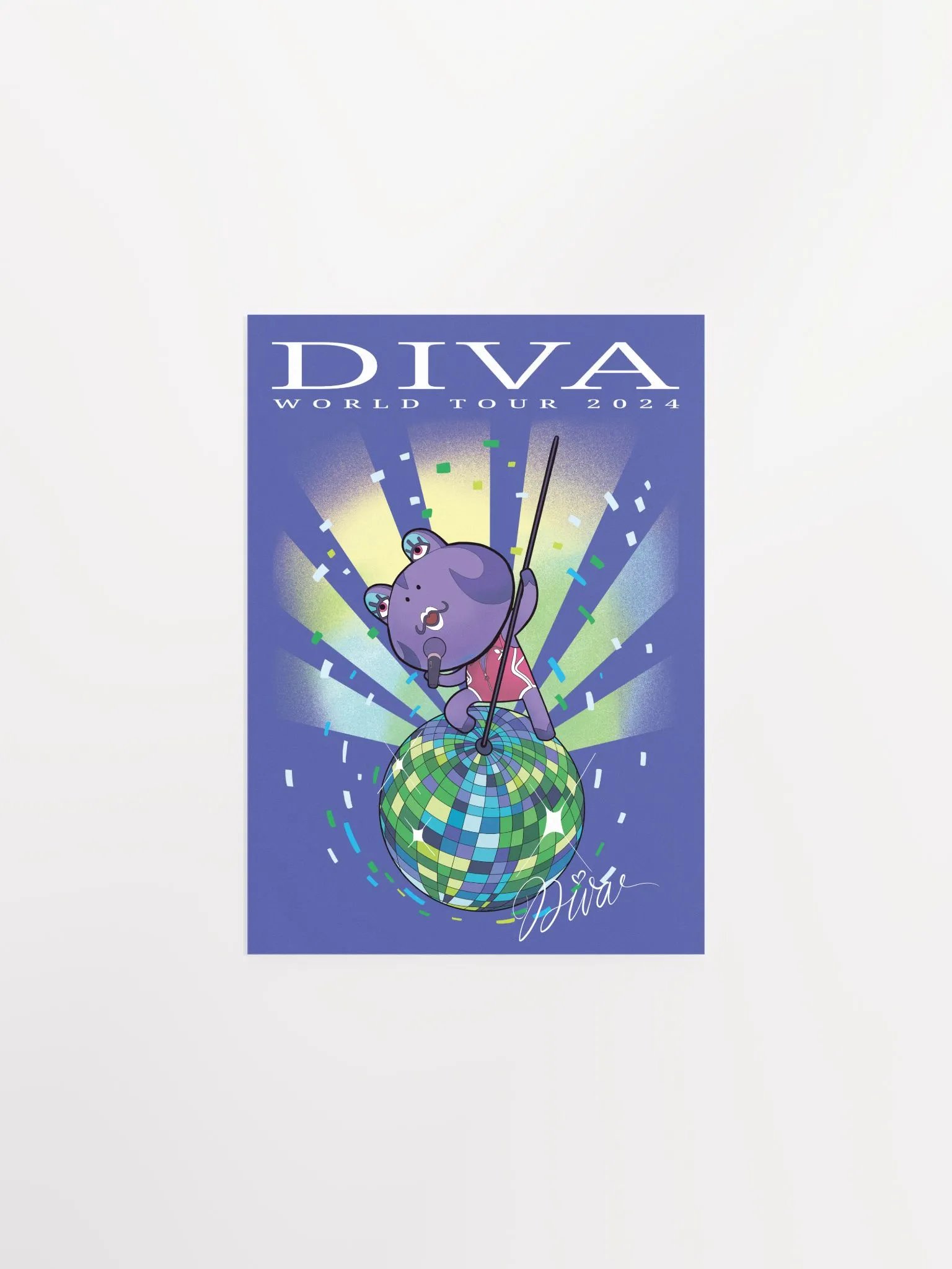 Diva World Tour 2024 Poster product image (1)