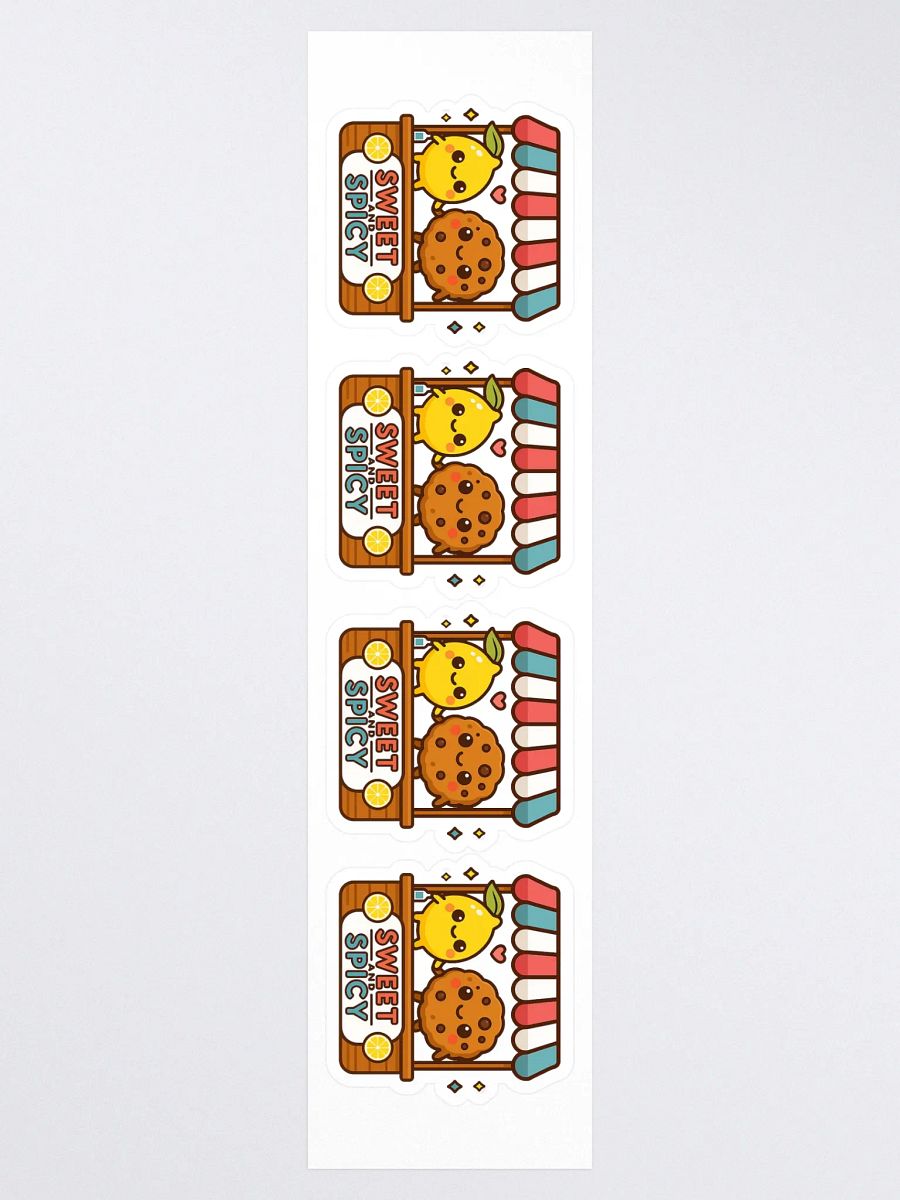 Sweet and Spicy Kiss Cut Stickers (Set of 4) product image (3)