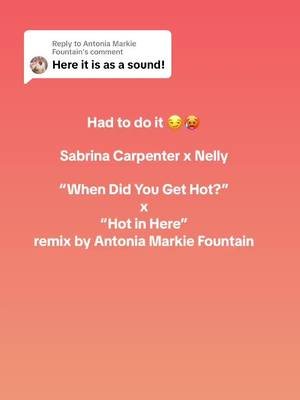 Replying to @Antonia Markie Fountain 