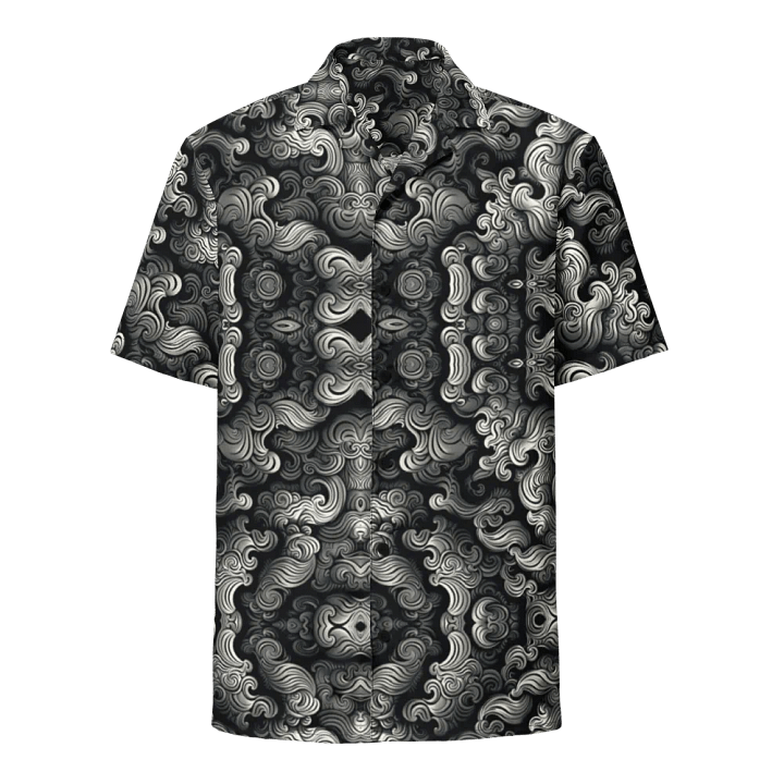 Swirling Grey Clouds Hawaii Style Shirt product image (1)