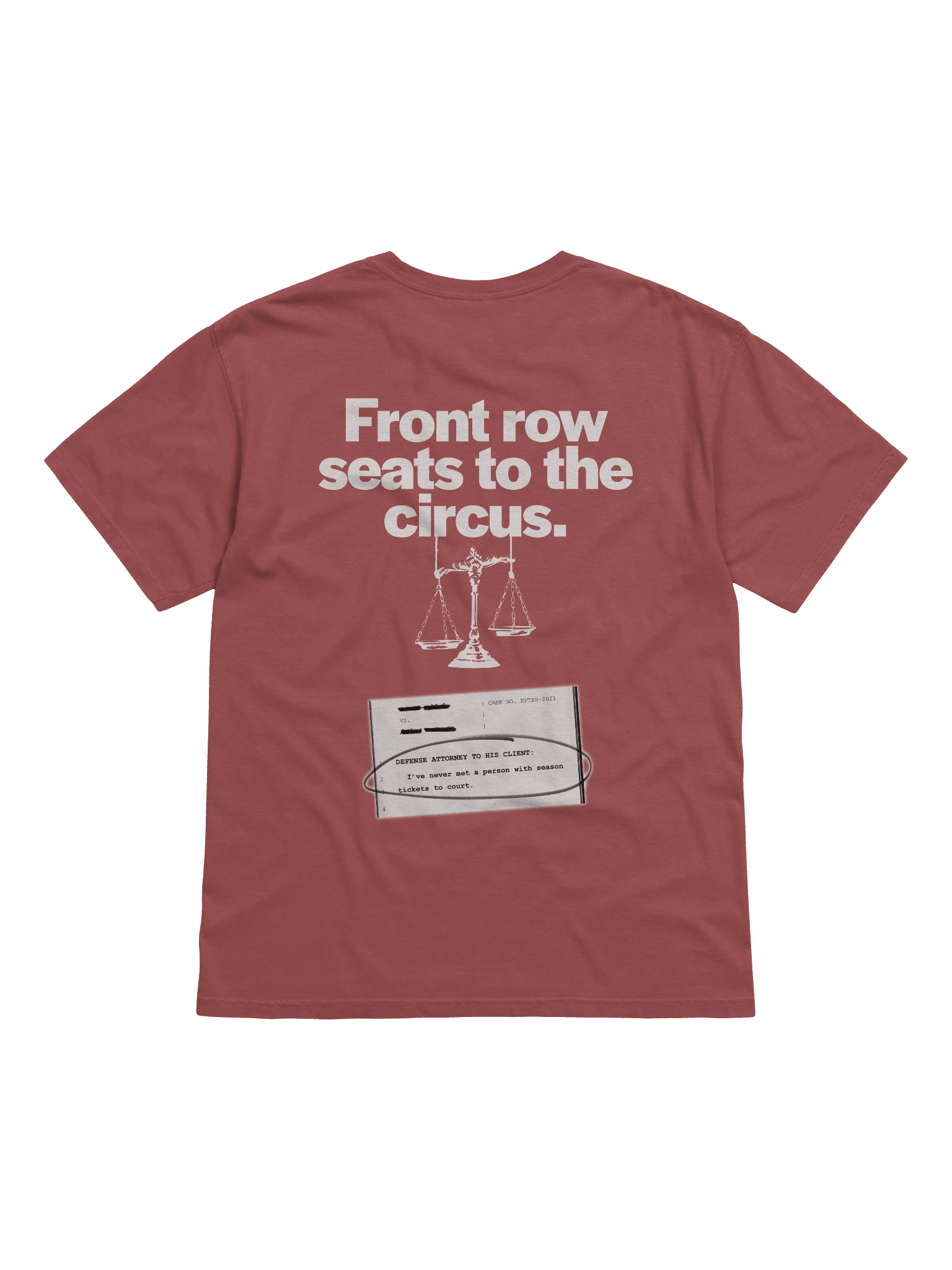 Iconic Court Transcripts Circus T-Shirt product image (2)
