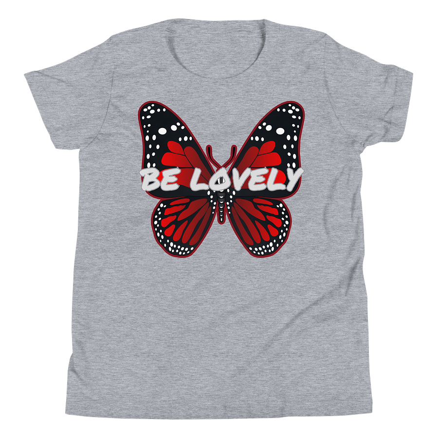 Be Lovely Butterfly Youth T-Shirt Girl and Boy product image (53)