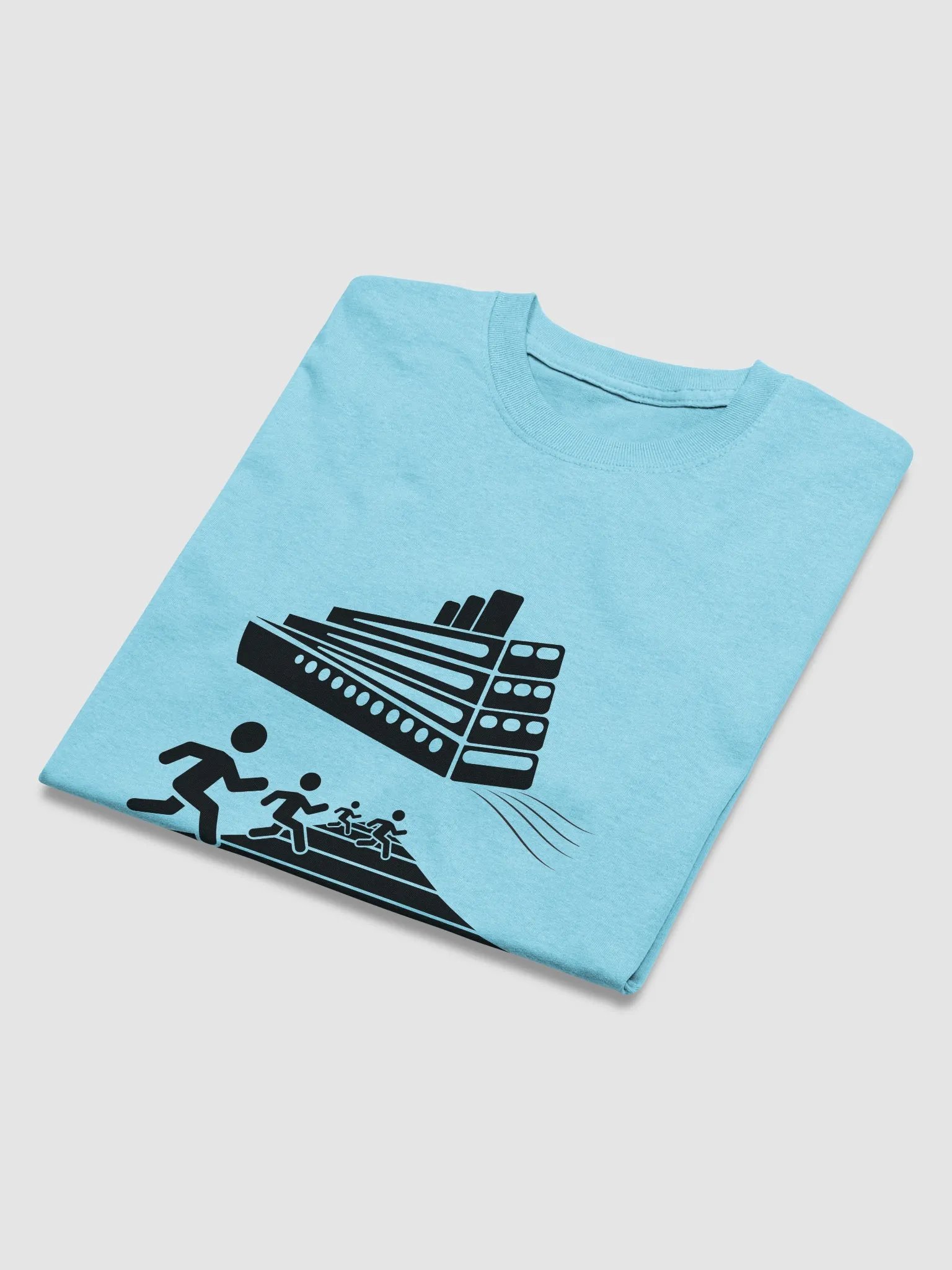 Adult Pier Runners T-Shirt - Sky Blue product image (4)