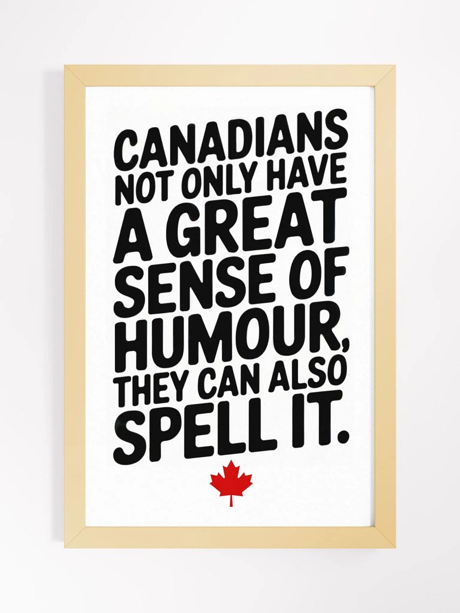 Canadian Humour Framed Poster product image (2)