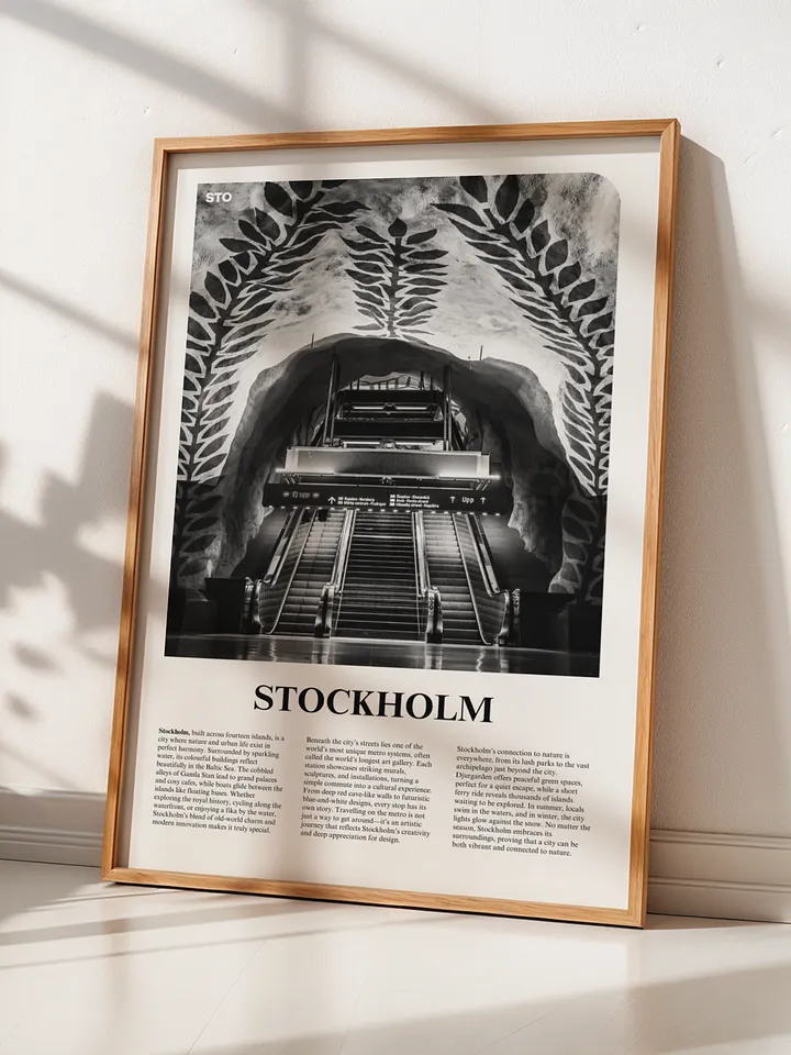 Stockholm 03 Newspaper Poster product image (4)