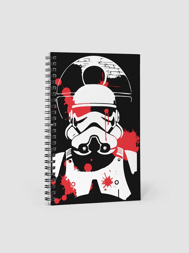 Battle Painted Storm Trooper Spiral Notebook product image (1)
