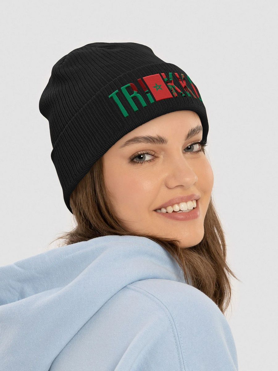 Moroccan Flag Inspired TRIKKO Organic Beanie product image (7)