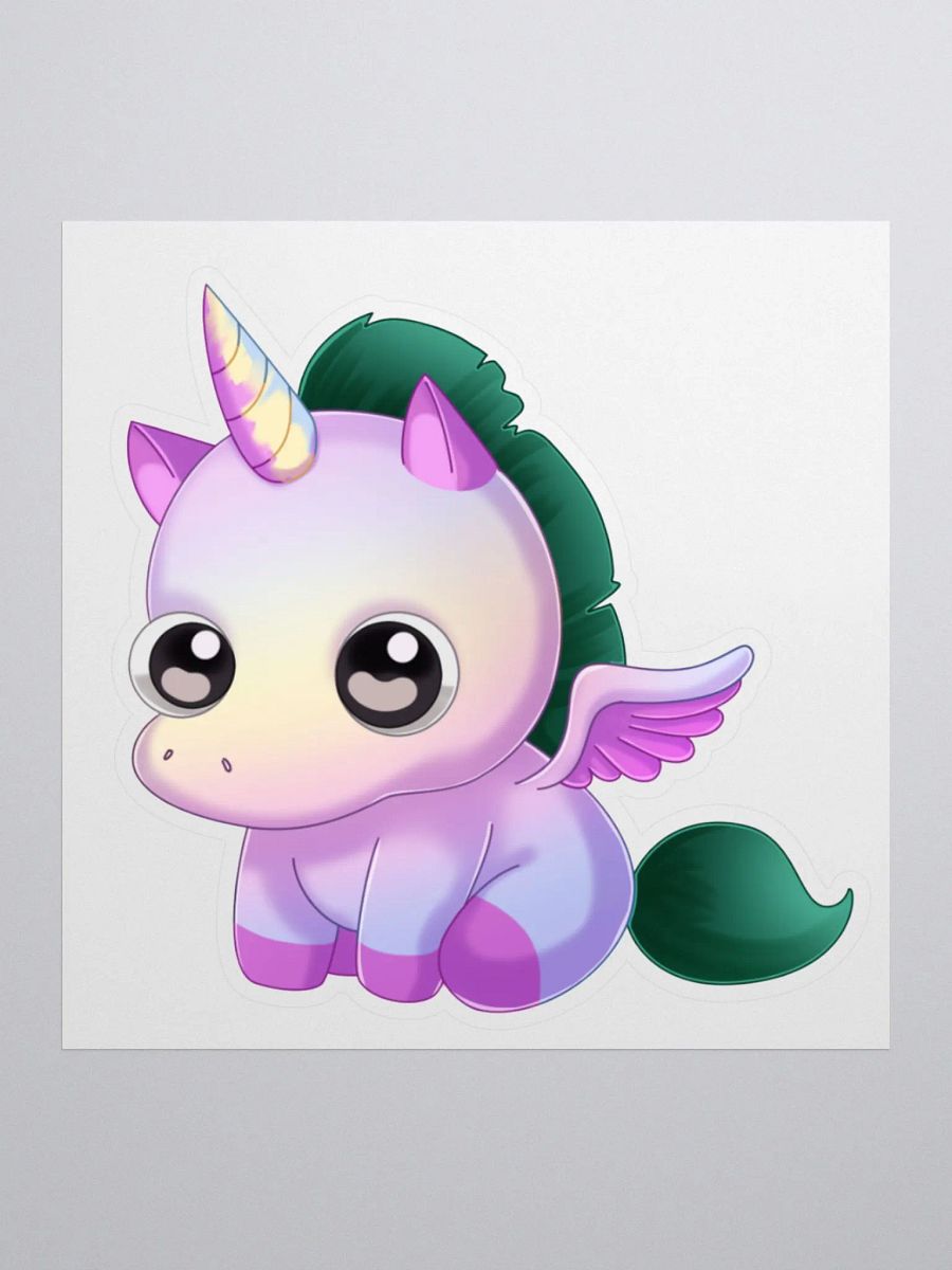 L the Unicorn Plush Sticker product image (1)