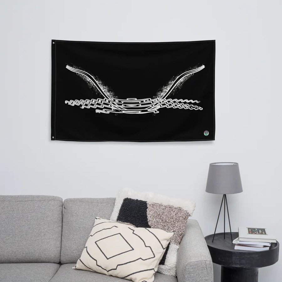 HApex Gear Black Logo - Black - Flag product image (8)