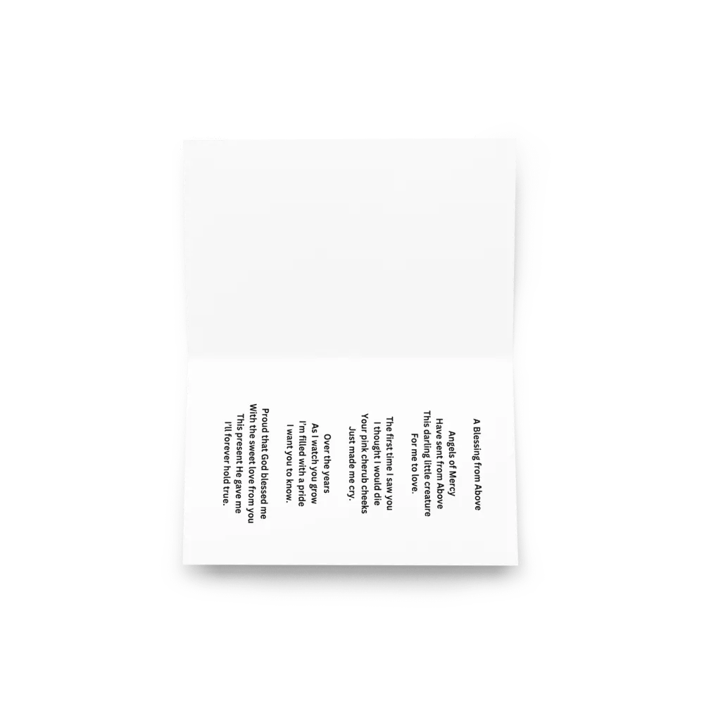 A Blessing from Above Greeting Card for Daughter product image (5)