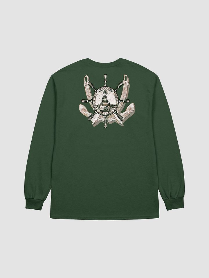 Twin anchor ship wheel & Tug CE Long Sleeve Tee product image (1)