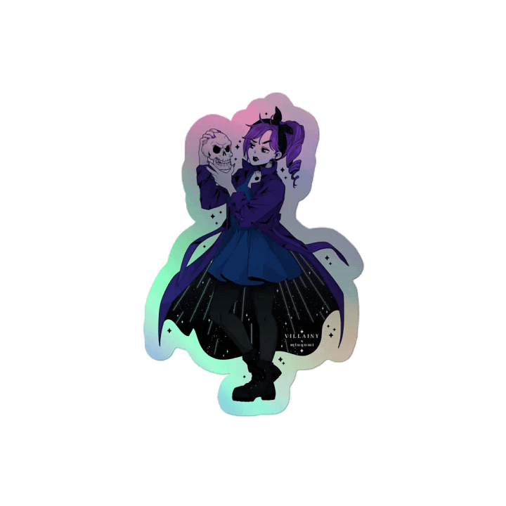 Villainyvs the Cursed Holographic Sticker | Villainyvs product image (2)