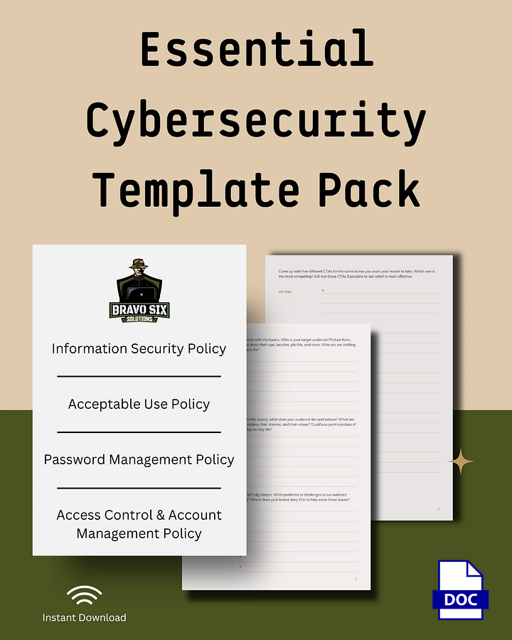 Essential Business Security Template Pack product image (1)
