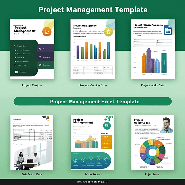 Project Management Excel Template Bundle product image (1)