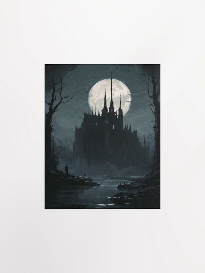 Moonlit Cathedral of the Damned Matte Poster product image (8)