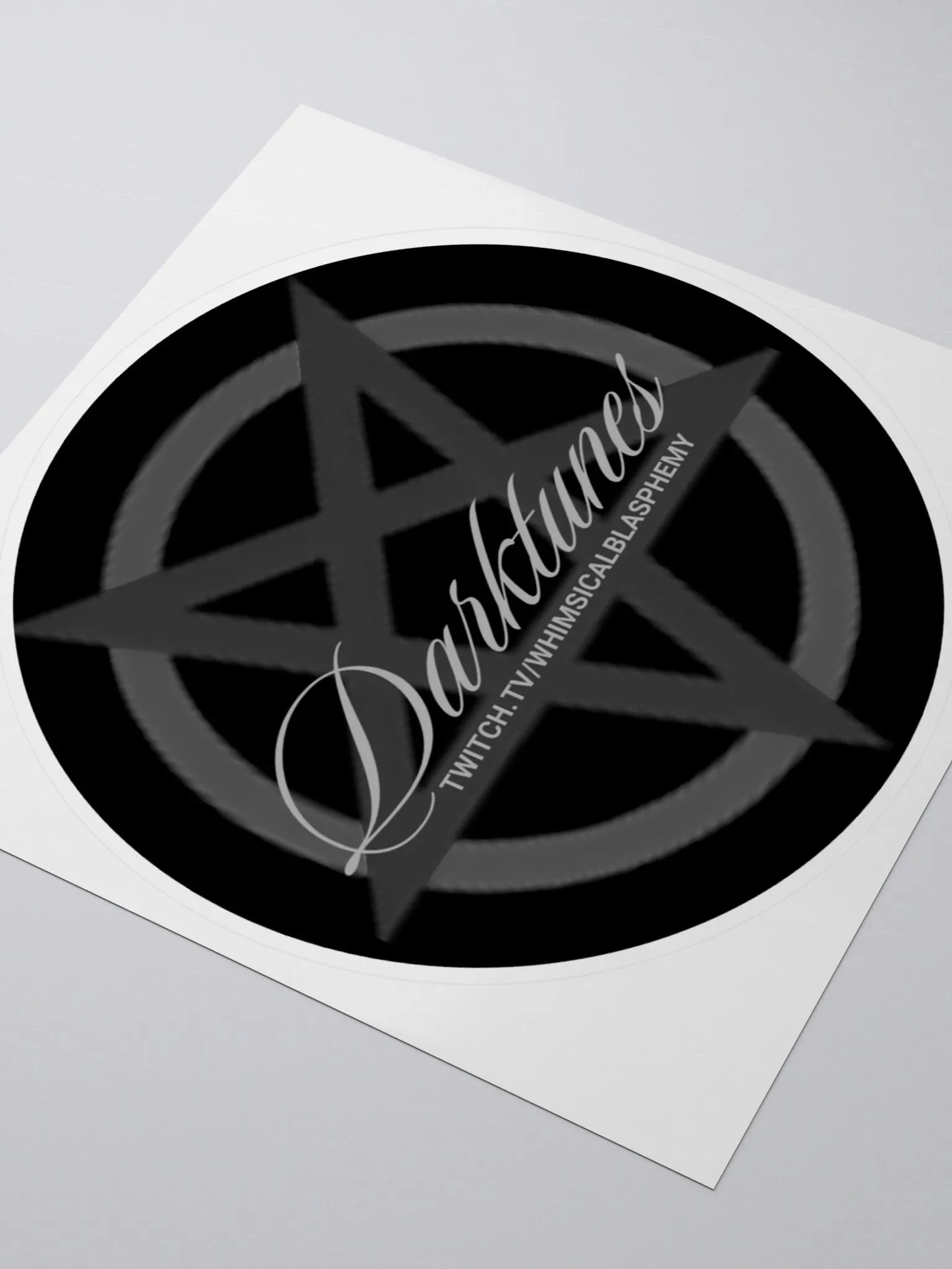 Darktunes pentagram sticker product image (3)
