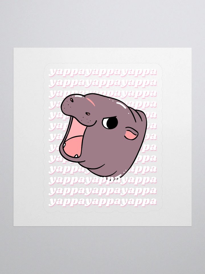 Moo Deng yappayappayappa sticker product image (1)