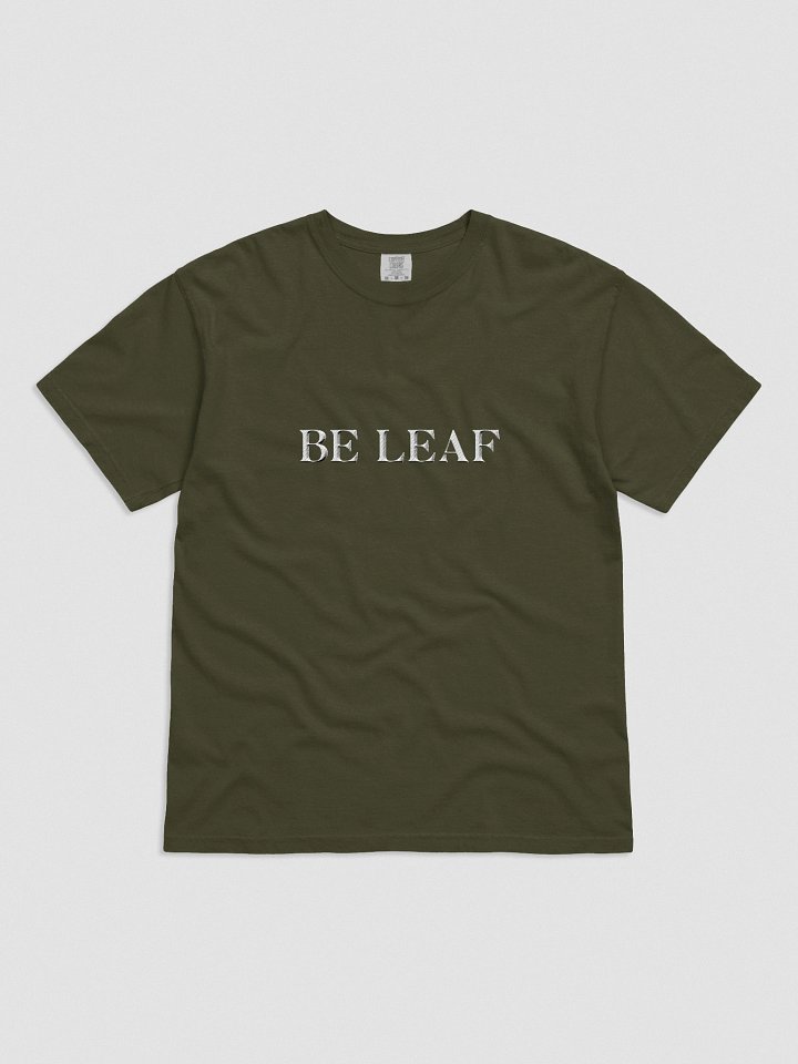 Embroidered Be Leaf Unisex Tee product image (1)