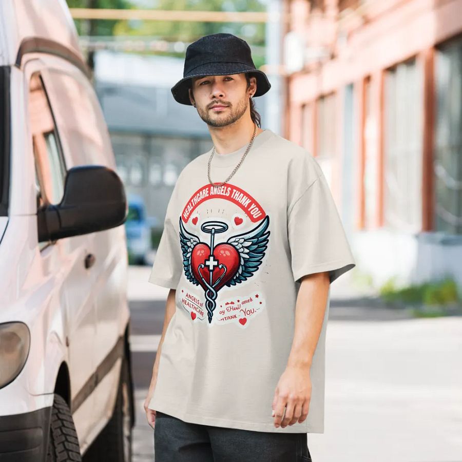 Healthcare Angels Tribute Oversized Tee product image (34)