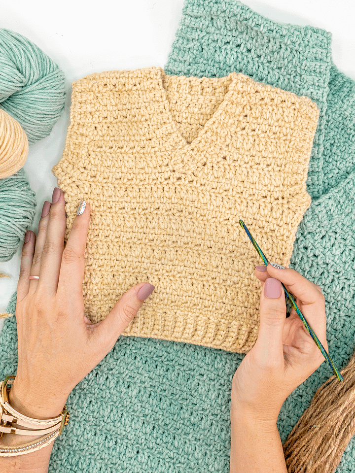 Heatherly Crochet Vest Pattern Tutorial product image (2)