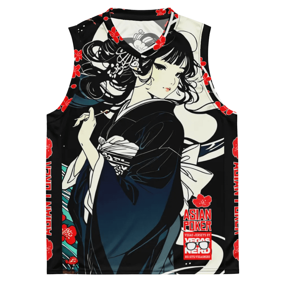 Asian Poker Anime Inspired BB Style Polyester Jersey product image (3)