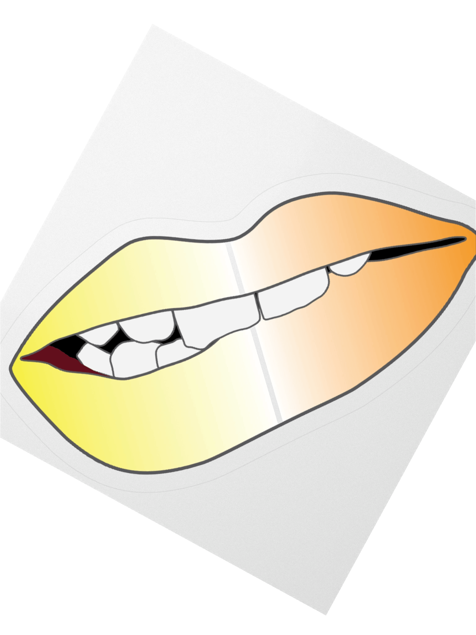 Maverique Pride Gradient Biting Lips Sticker product image (6)