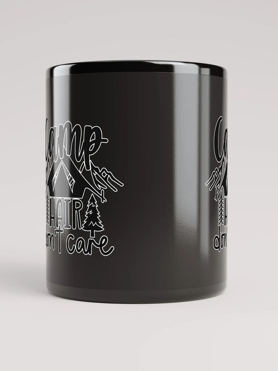 Camp Hair Don't Care Black Coffee Mug product image (5)
