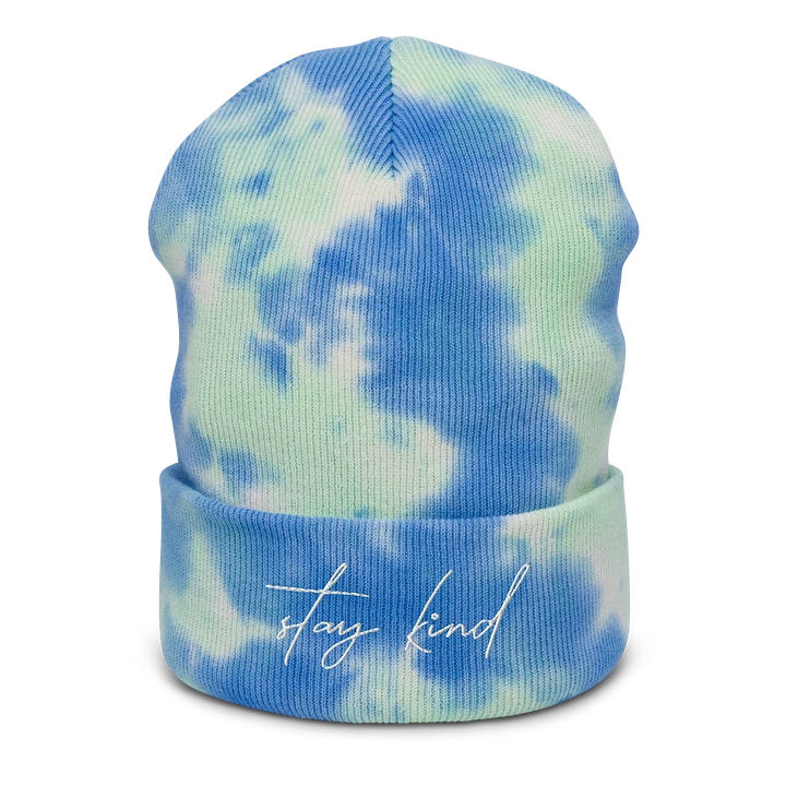 Stay Kind Tie-Dye Beanie product image (1)
