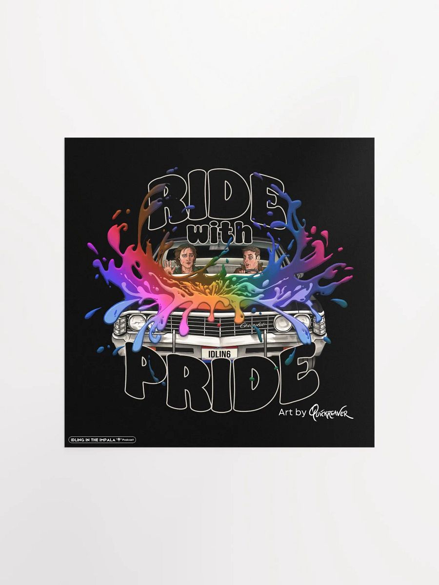 Ride with Pride Poster - Unframed product image (1)