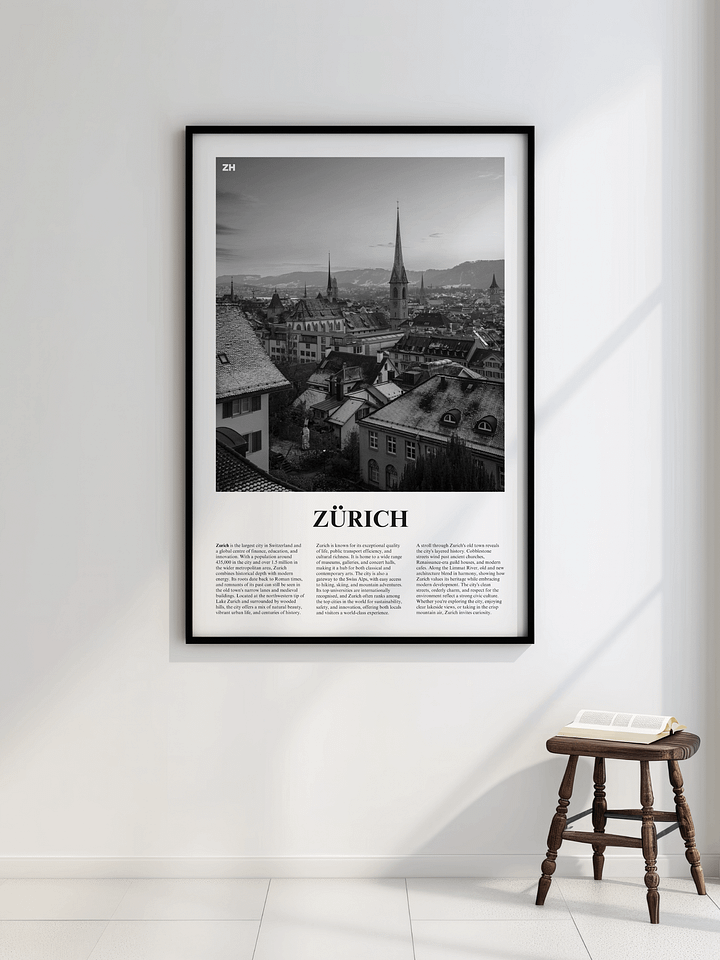 Zurich 03 Newspaper Poster product image (2)