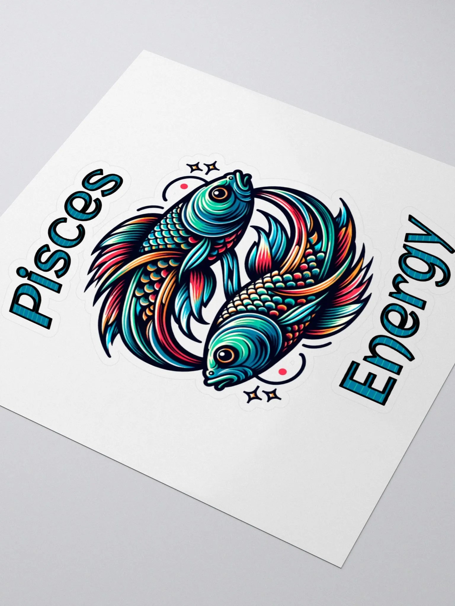 Zodiac Sign Pisces Energy Sticker product image (3)